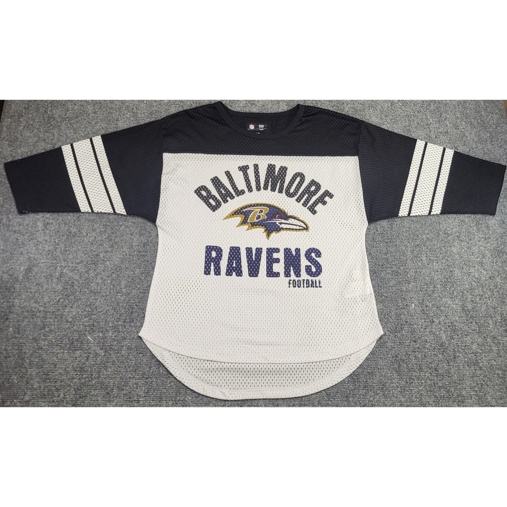 G-III 4Her by Carl Banks NFL Women's Baltimore Ravens 1st Team T-Shirt Sz Small